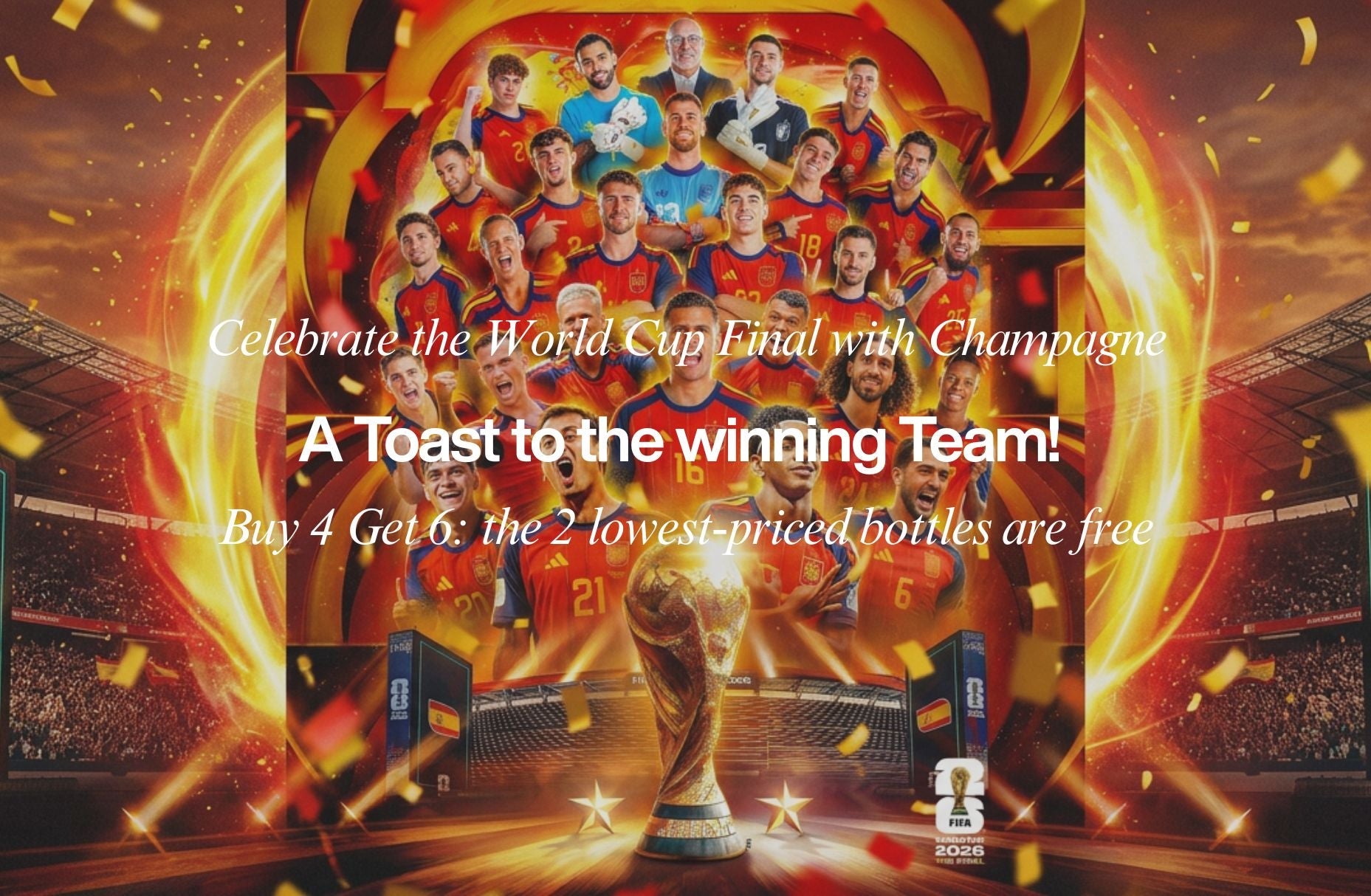 A Toast to the winning Team!
