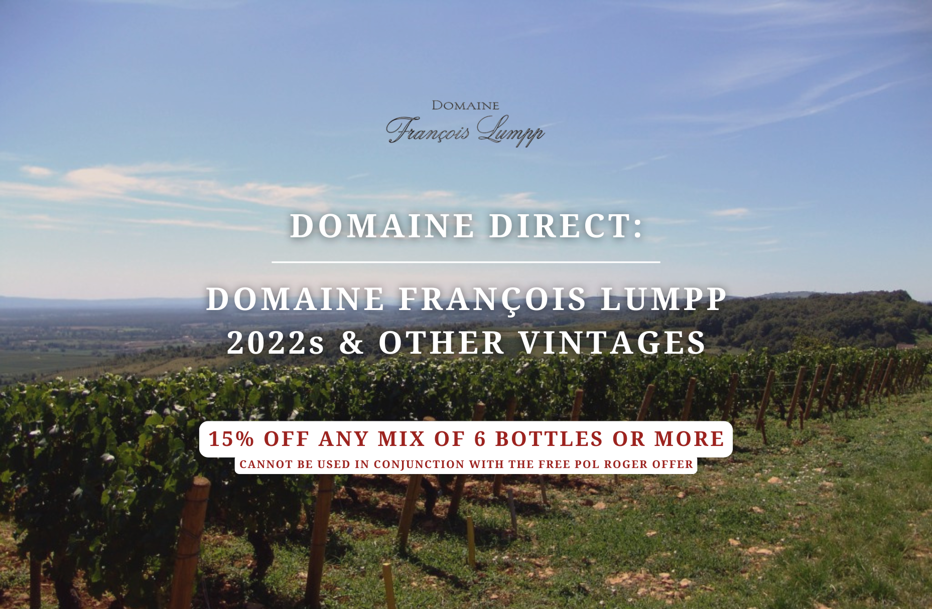 Domaine Direct: Domaine François Lumpp 2022s & Other Vintages