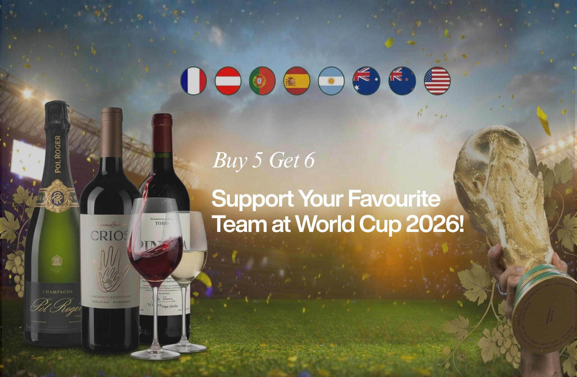 Support Your Favourite Team at World Cup 2026!
