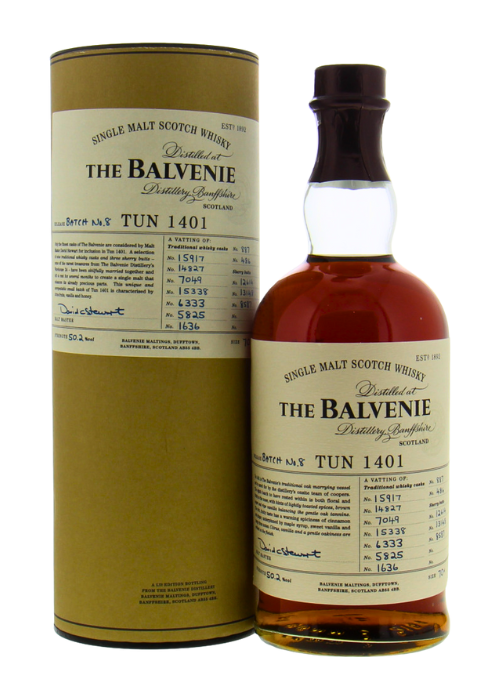 Balvenie Tun 1401 Batch 8 (50.2%) NV (UK Label, Gift box)
