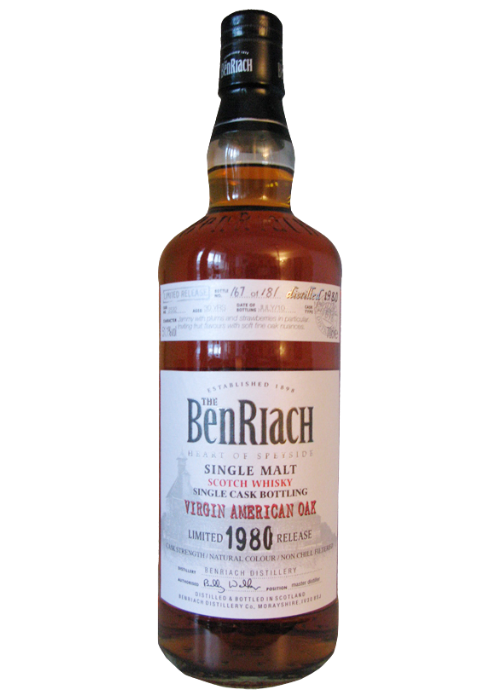 Benriach 30 yrs old whisky 1980 (#2532, Gift Box)