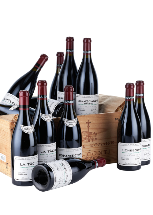 DRC 1996 Assortment (Label Damage, OWC of 12 bottles)