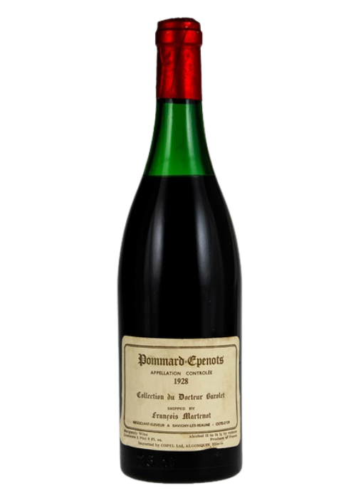 Dr. Barolet L. Serrignon Pommard 1928 (US Label)