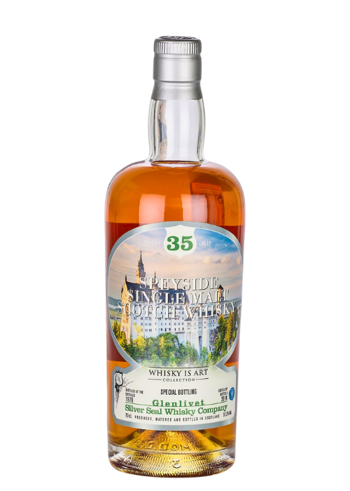 The Glenlivet Whisky is Art 35 Yrs Old (51.3%) 1979 (by Silver Seal in 2015, Cask#6100, Gift Box)