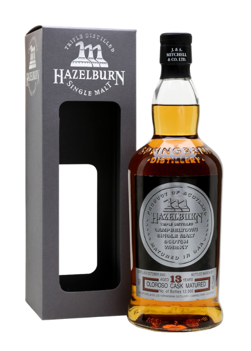 Hazelburn 13yrs old Oloroso Cask Matured Whisky (47.4%) 2004 (Taiwan Label)