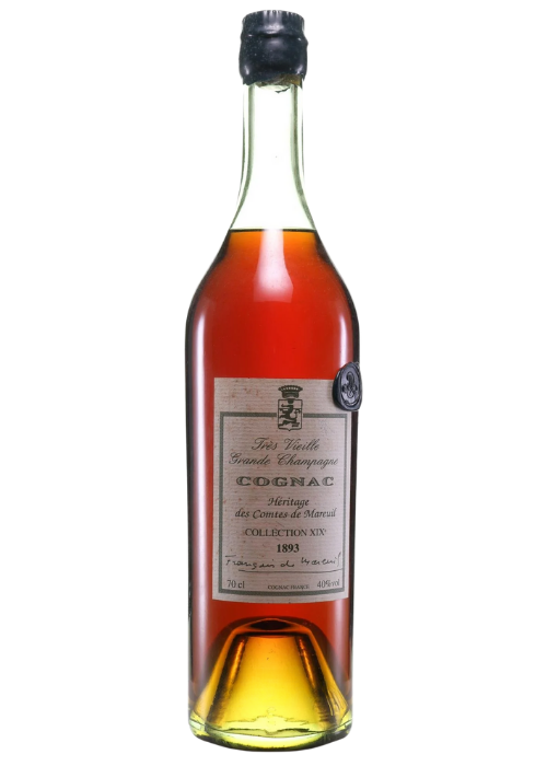 Heritage des Comte de Mareuil Tres Vieille Grande Fine Champagne Cognac 1893