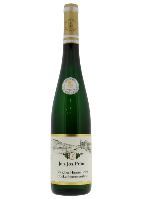 J.J. Prum Graacher Himmelreich Riesling Trockenbeerenauslese 1976 (Wine Stain Label)