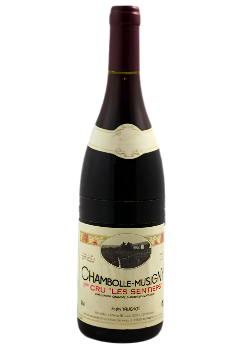 Jacky Truchot Chambolle Musigny 1er Cru Les Sentiers 1998 (Wine Stain Label)
