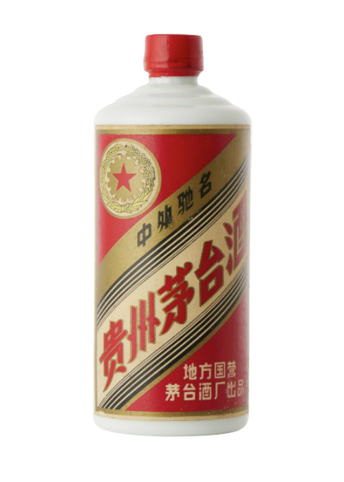 五星牌貴州茅台酒 (地方國營) (53%) 1986 (內銷版)