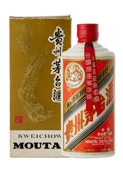 飛天牌貴州茅台酒1987-1990年代 (53%) NV (鐵蓋, Gift Box) (外銷版)