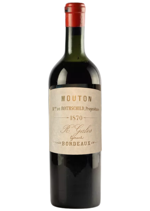 Mouton - Pauillac 1870 (Bottled by R. Galos)