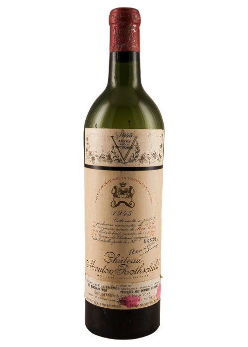 Mouton - Pauillac 1945 (Cut Capsule, Low Level)