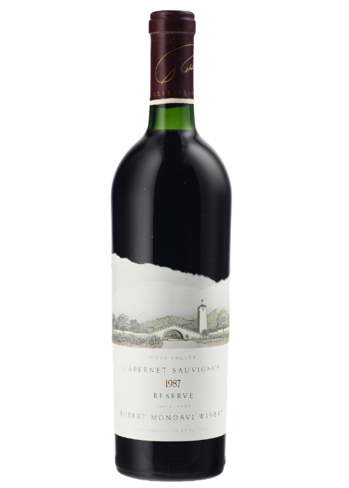 Robert Mondavi Cabernet Sauvignon Reserve 1987 (Signed by Marcia Mondavi)