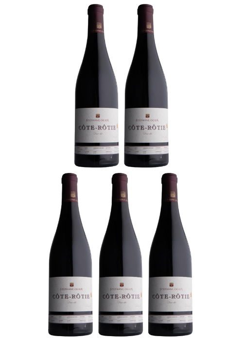 Stephane Ogier Cote Rotie Lieux-Dits 2017 Set of 5 bottles
