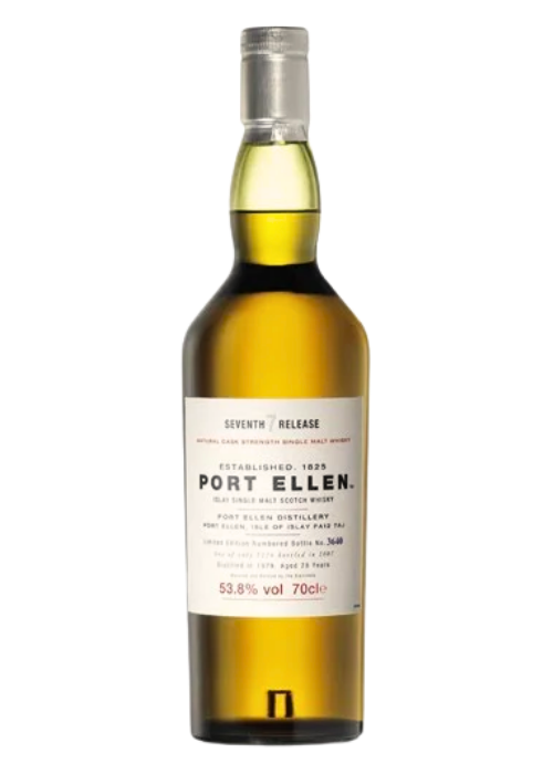 The Port Ellen 28y 7th Release Single Malt Whisky (53.8%) 1979 (Gift Box)